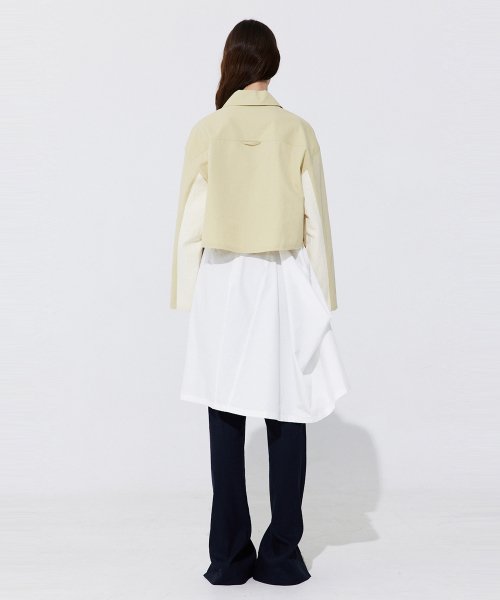 Raw-cut Cotton Jumper_Olive ( _)