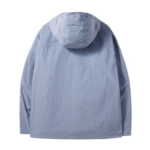 REFLECTIVE HOODED JUMPER - BLUE (P242MJP233)