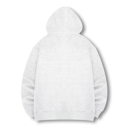 Худи на молнии Authentic Melange (на выбор с начесом или без)