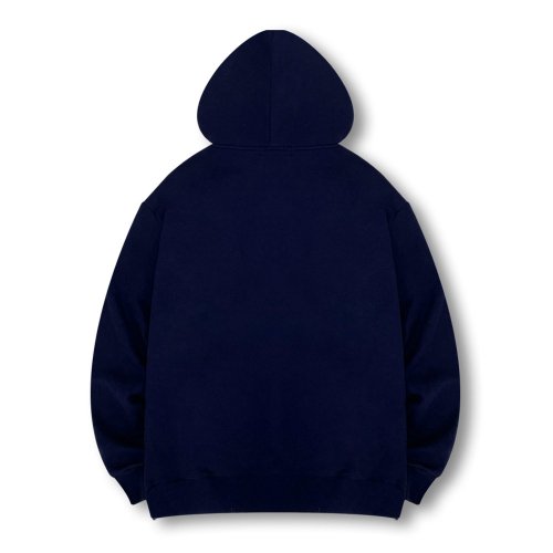 Худи на молнии Authentic (с начесом) [Navy]