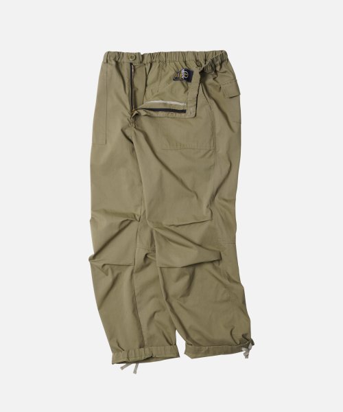 BANDING WIDE FATIGUE PANTS _ KHAKI BEIGE
