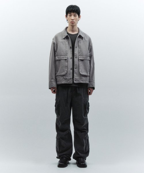 деним куртка SAND GREY