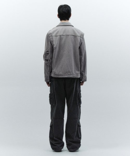 деним куртка SAND GREY