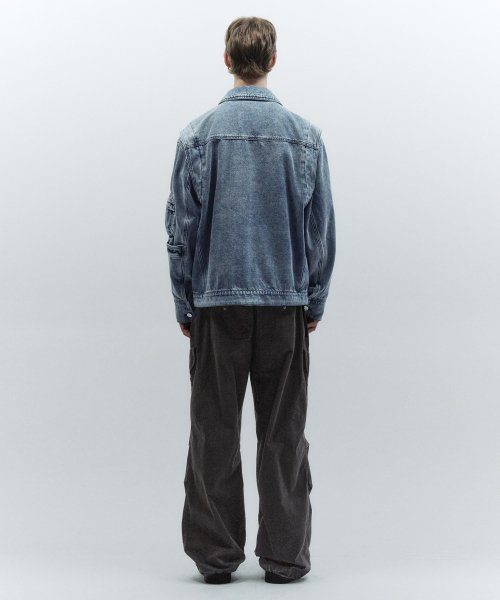 деним куртка BLUE