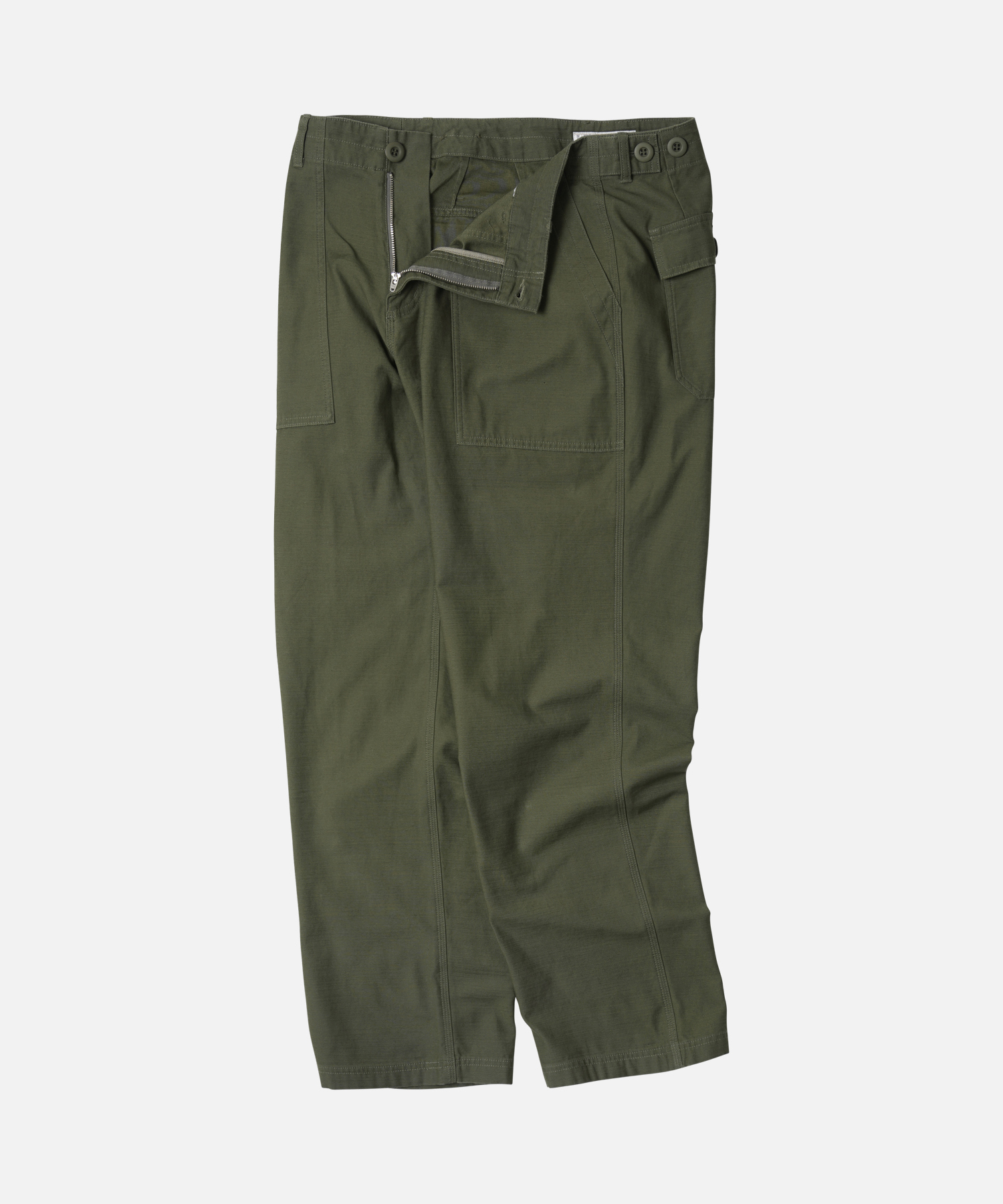 BACKSATIN FATIGUE PANTS _ OLIVE