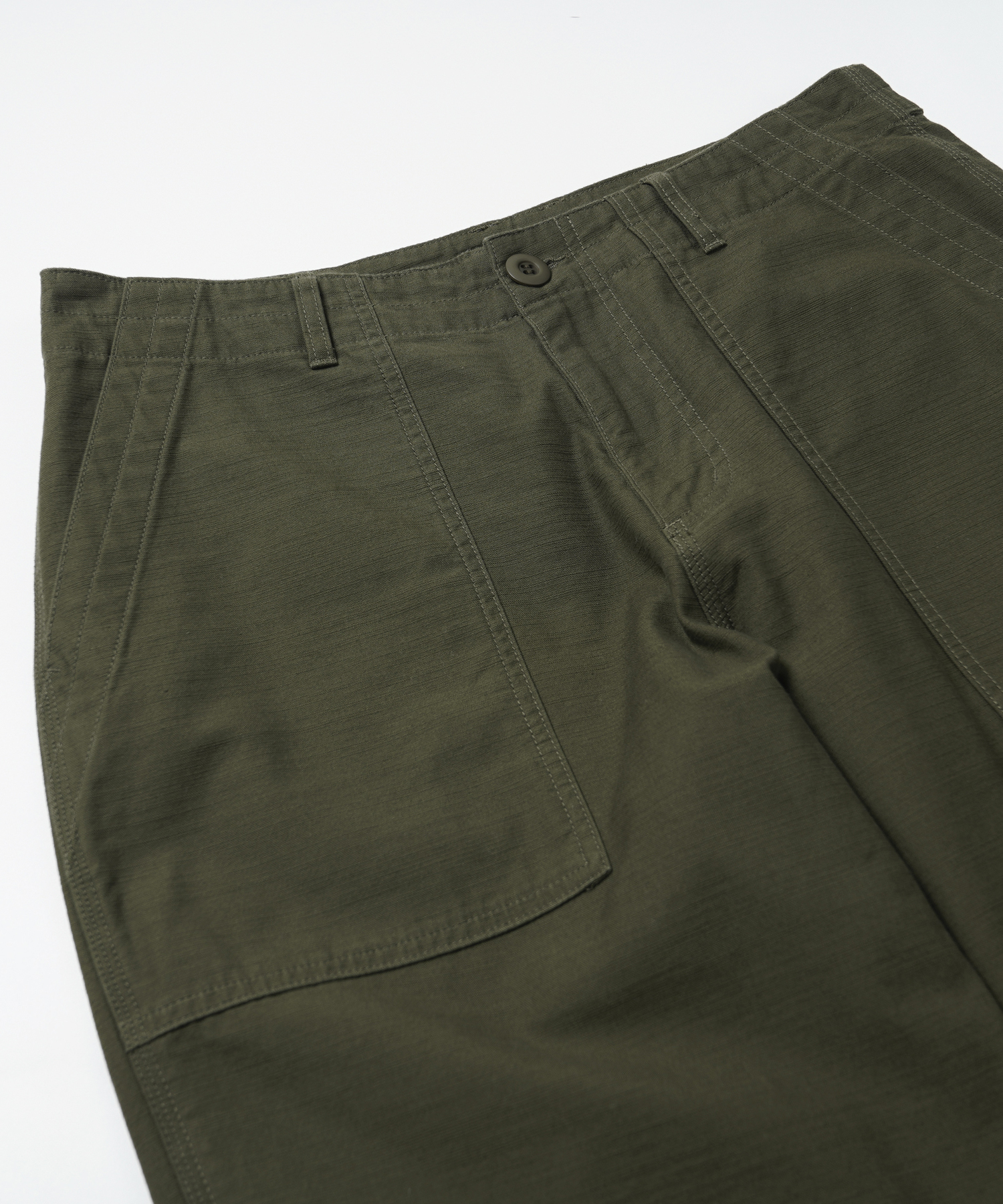 BACKSATIN FATIGUE PANTS _ OLIVE