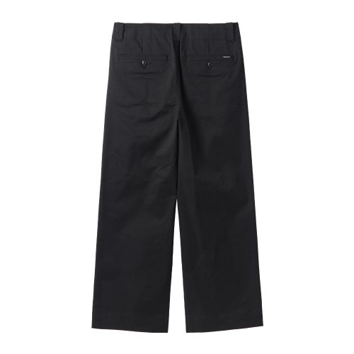 TWO TUCK WIDE TROUSERS - BLACK (P241MPT502)
