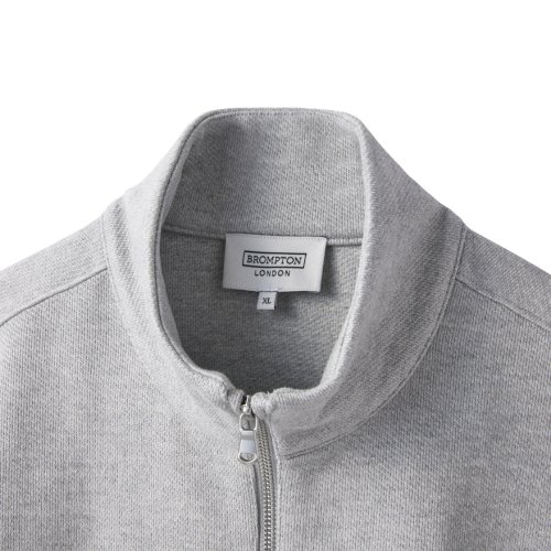 JACQUARD SET ZIP UP - M/GREY (P241UFT436)