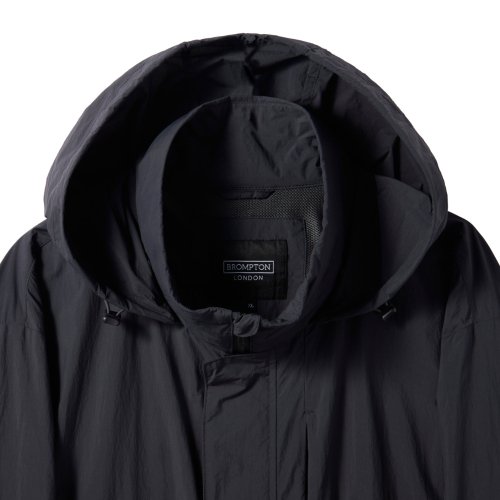RECYCLE NYLON FIELD COAT - D/GREY (P241UCT103)