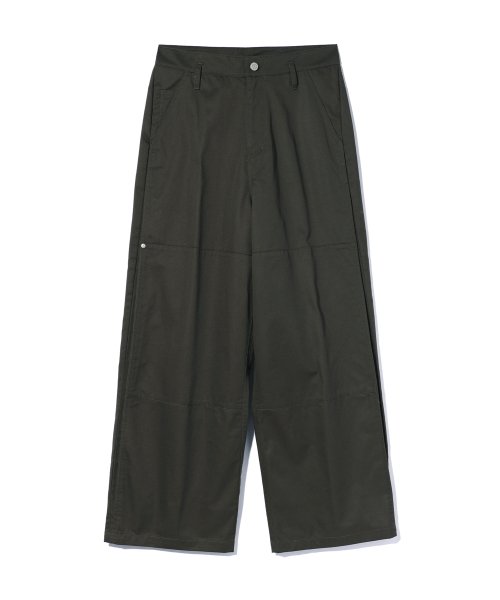 PANI SIDE TUCK PANTS Olive