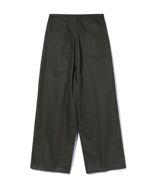 PANI SIDE TUCK PANTS Olive