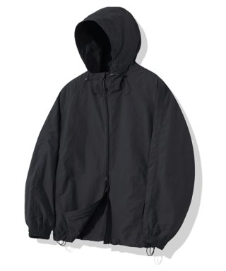 MODERMENT モダーメント 2WAY オーバーサイズ ウィンドブレーカー ジャケット ブラック 画像 2