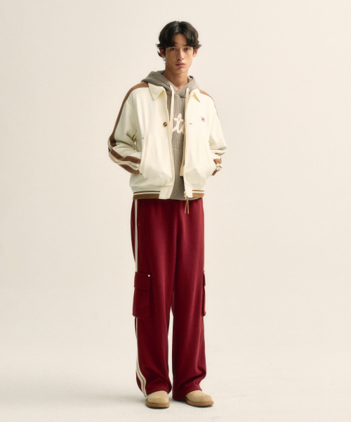 Куртка на молнии Roton Collar Track в цвете Resort Cream