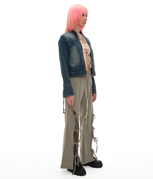 BACK STRING DENIM Пиджак