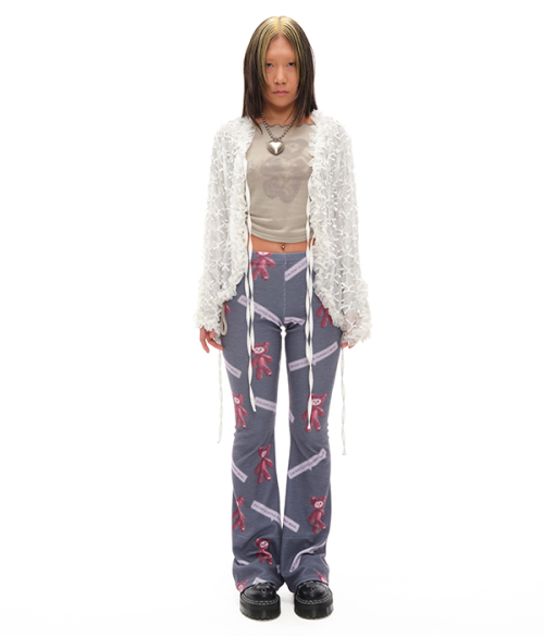 CHIFFON CARDIGAN_ - Белый