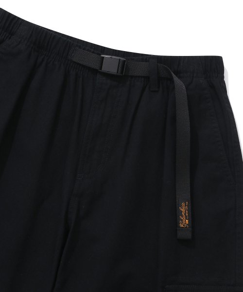 Брюки карго SL-LABEL BELTED CARGO COTTON PANTS Black