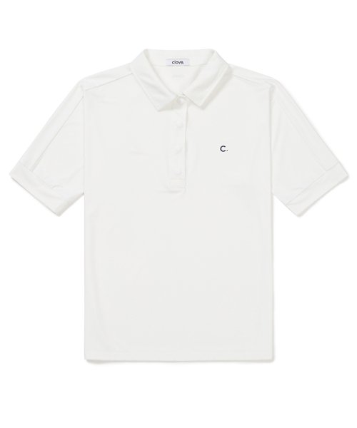 [24SS clove] Slim Polo Shirt (White)