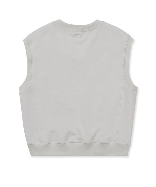 [24SS clove] Sporty Жилетка_Women (Light Grey)