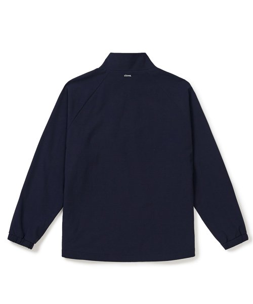 [24SS clove] Texture Half-Zip Anorak (Navy)