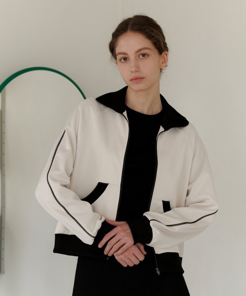 YUPPE COLOR ZIP-UP_ - Кремовый