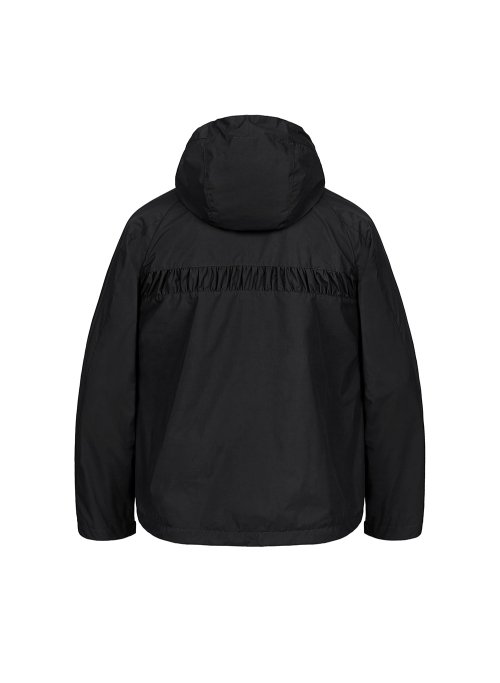 Куртка с кулиской Shirring Hooded Jacket (Black)