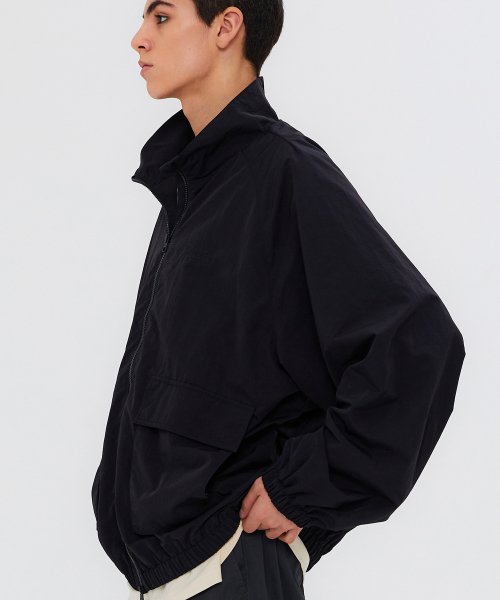 SCRIPT EMBROIDERY BLOUSON Пиджак - Чёрный
