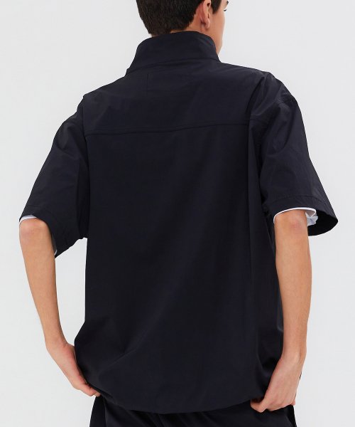 CIRCLE ARCH HALF ZIP ANORAK - Чёрный