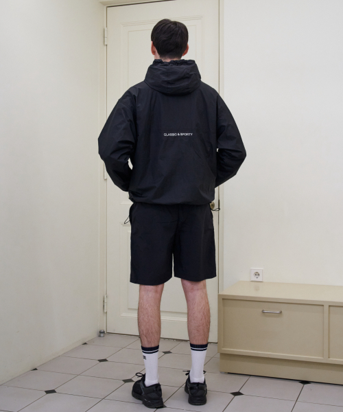 Mini Rip Windbreaker - Чёрный