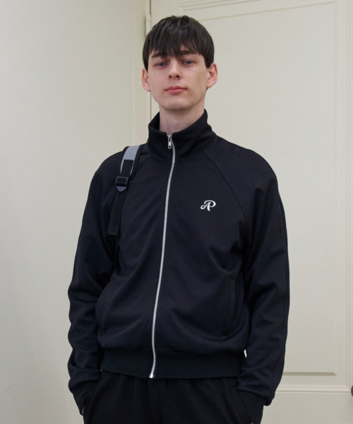 Jersey Zip-up - Чёрный