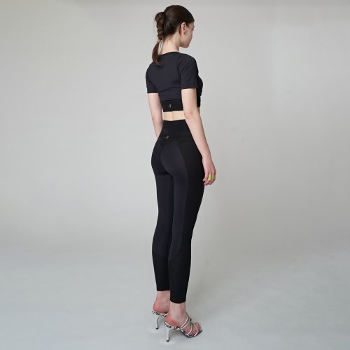 AW41PL01 Support тянущиеся леггинсы_Black