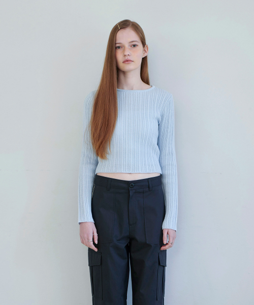 Arnold Crop Round Knit