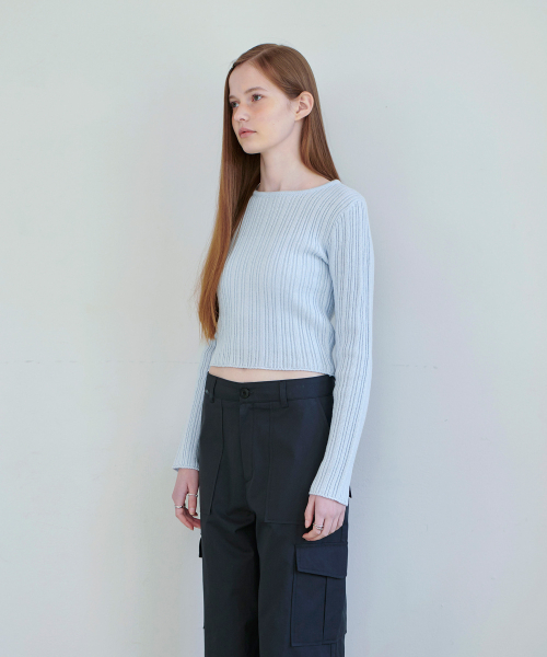 Arnold Crop Round Knit
