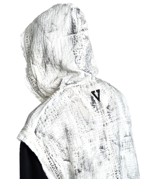 Dirty Linen Hood Жилетка (White)