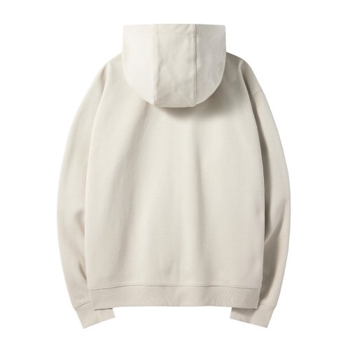 FULL ZIP HOODED SWEATSHIRT - IVORY (P241UFT135)