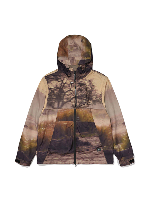 Куртка CARTER Convertible Nature Print Hoodie (Brown)