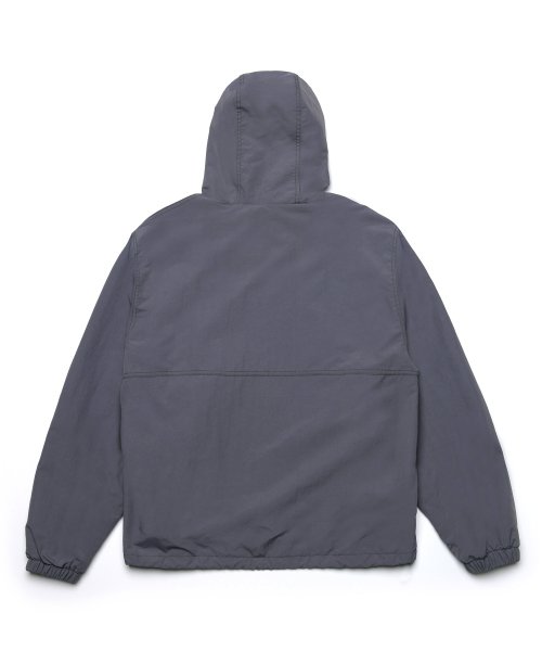 Нейлоновая ветровка с капюшоном, Purple Gray