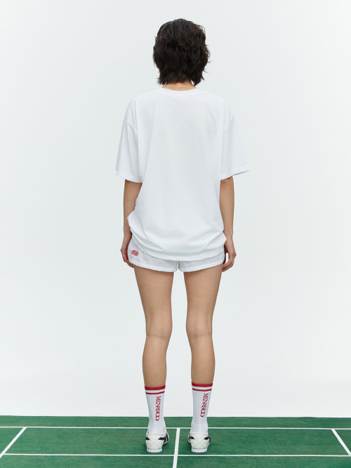 RUNNING TRACK NYLON SHORTS_ - Белый