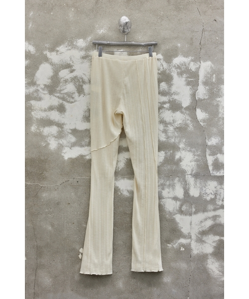 Side-Slit Leggings Брюки - Ivory