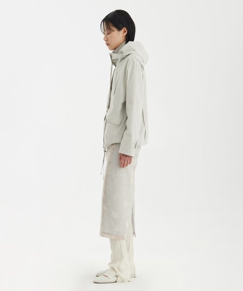 Cut-Off Oversized Blouson - Light - Бежевый