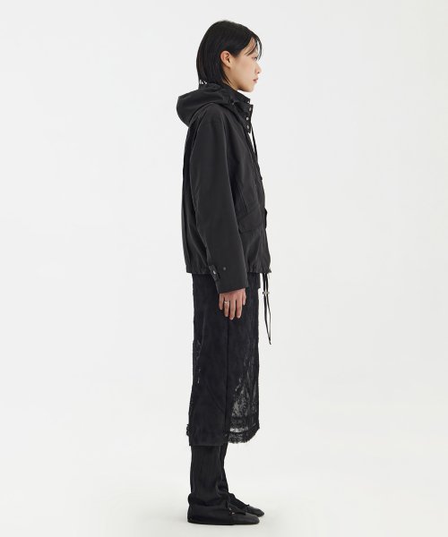 Cut-Off Oversized Blouson - - Чёрный
