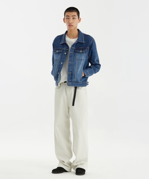 Denim Trucker Пиджак - Medium - Синий