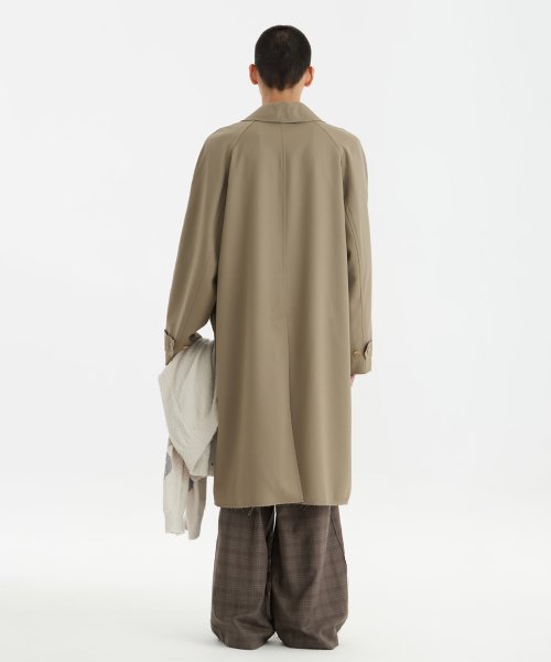 Cut-Off Mac Coat - - Бежевый