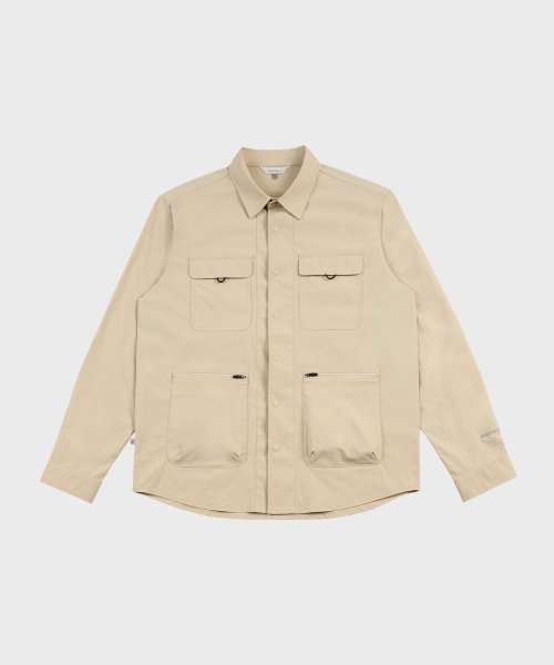 Эластичная рубашка Hike [MEN] Light Beige