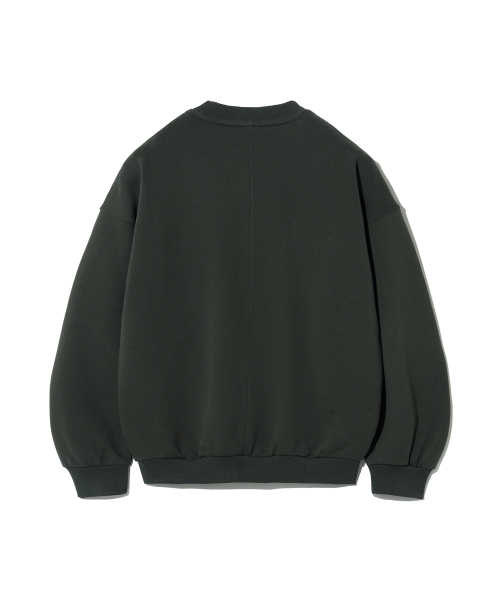 LAMOUR Big Embroidery Stitch Sweatshirt T87 - Угольный