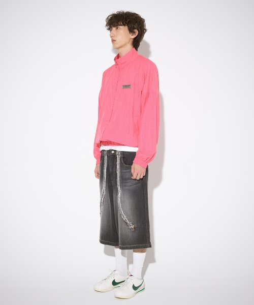 METAL логотип LINE RAGLAN ветровка (розовое)