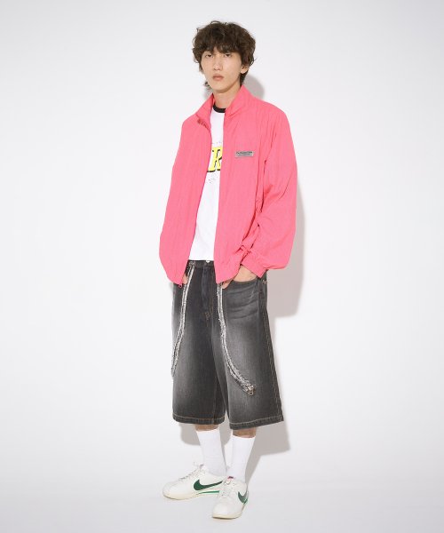METAL логотип LINE RAGLAN ветровка (розовое)