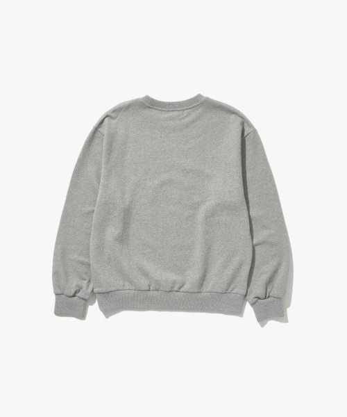 Винтажный оверсайз свитшот Melange Grey