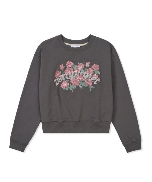 Свитшот с вышивкой Garden Graphic [CHARCOAL]