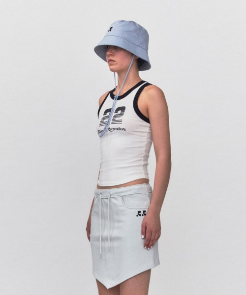 MUSINSA | REST&RECREATION RR 22 SLEEVELESS TOP_WHITE