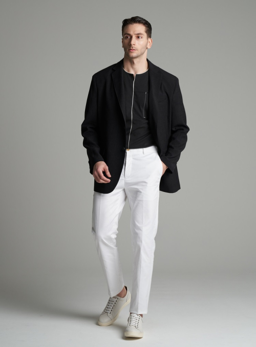 [M~5XL] Свободный блейзер от костюма (Black)